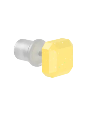 Unisex Yellow UV Emme Earrings