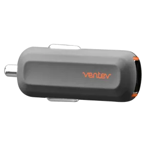 Ventev 12W dashport r1240 Car Charger and USB A to Apple Lightning Cable 3.3ft Gray by Ventev