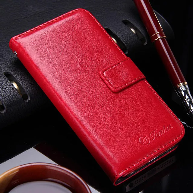 Wallet Leather Case for Apple iPhone 5S 5 SE Luxury Flip Coque Phone Bag Cover For iPhone 5s Cases Fundas TOMKAS Brand