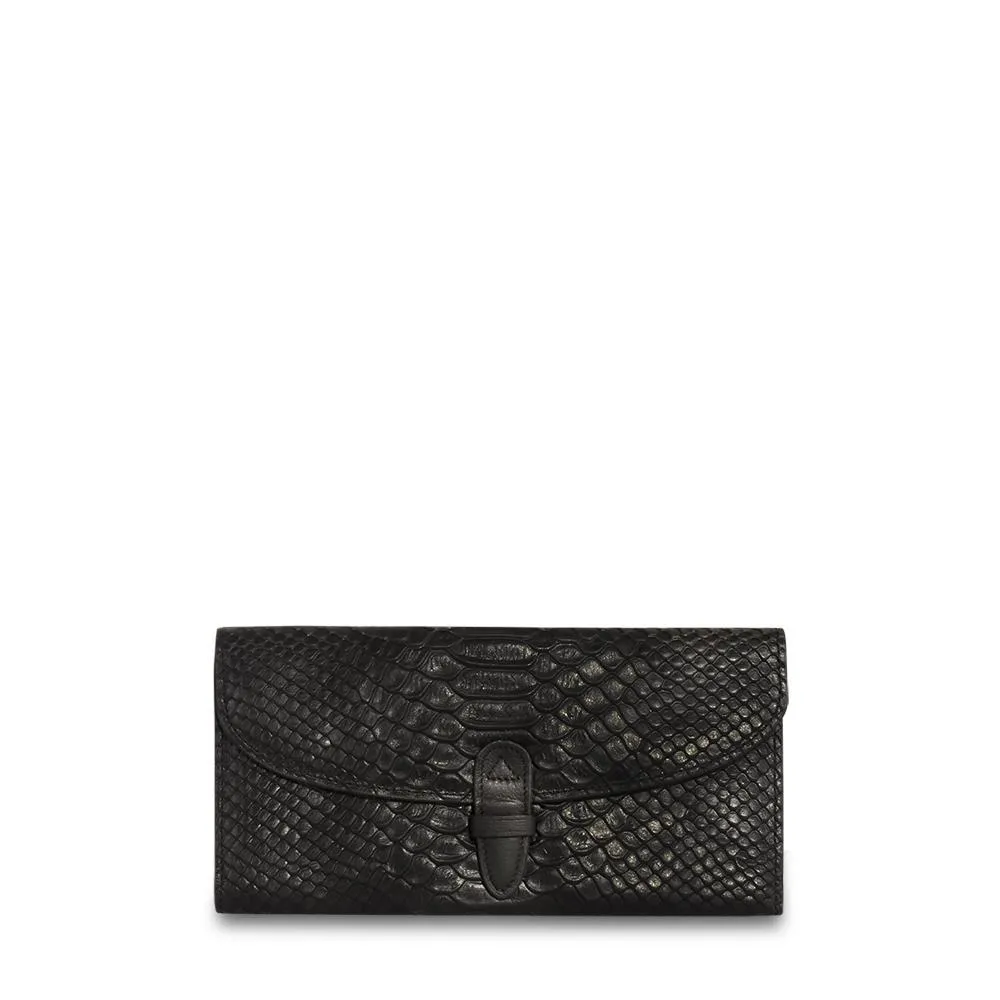 Wealthy Leather Wallet -Black