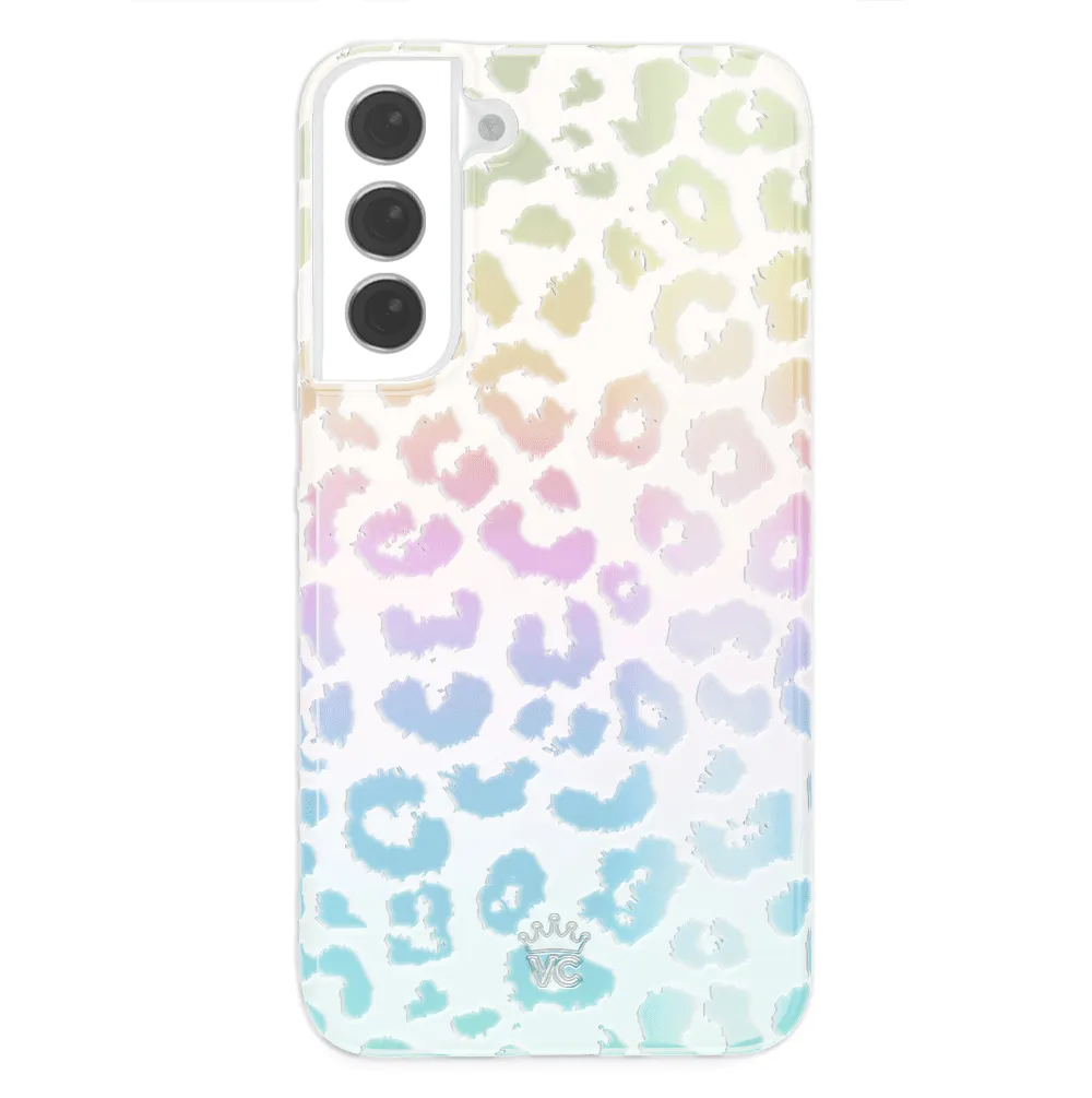 White Opal Leopard Samsung Case