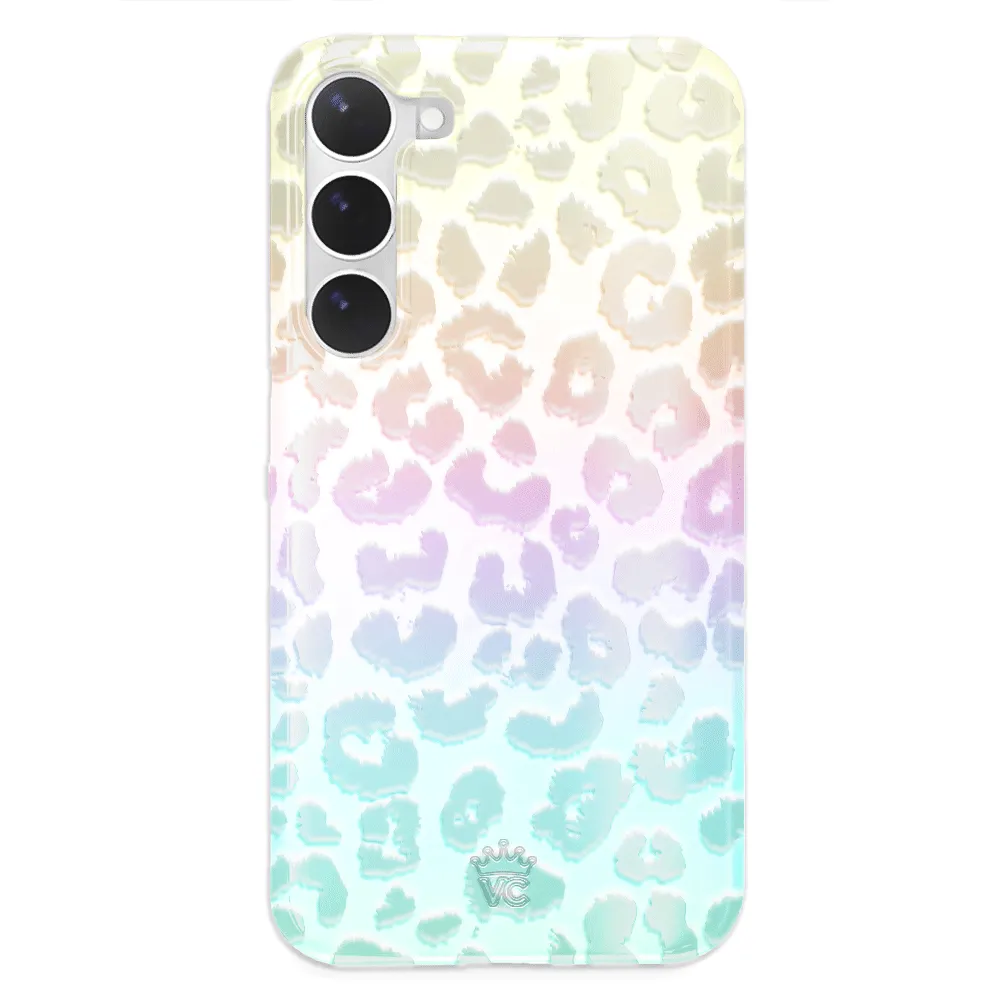 White Opal Leopard Samsung Case