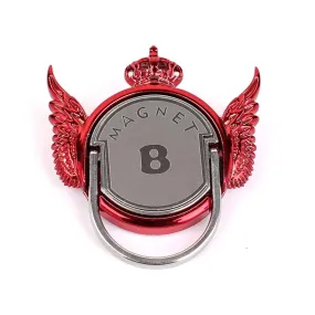 Wine Magnet Crown Wings Ring Phone Holder