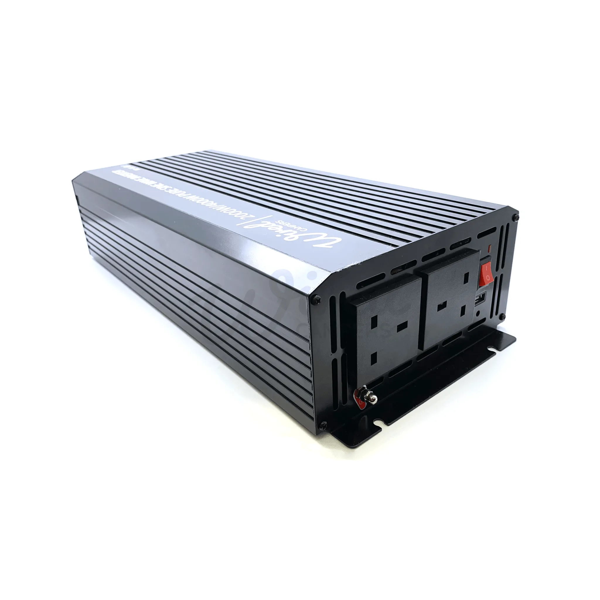 Wired Campers 2000W Pure Sine Wave Mains Inverter - UK Sockets - 12V/230V 50HZ