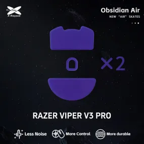 X-Raypad Obsidian Air Mouse Skates for Razer Viper V3 Pro