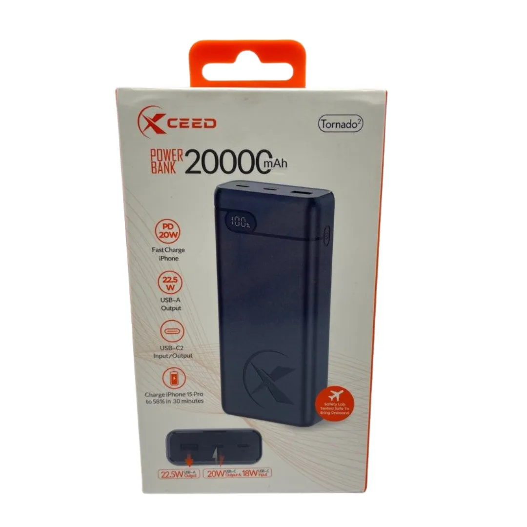 XCEED Fast Charge Powerbank PD22.5W   18W 20000MAH XC611