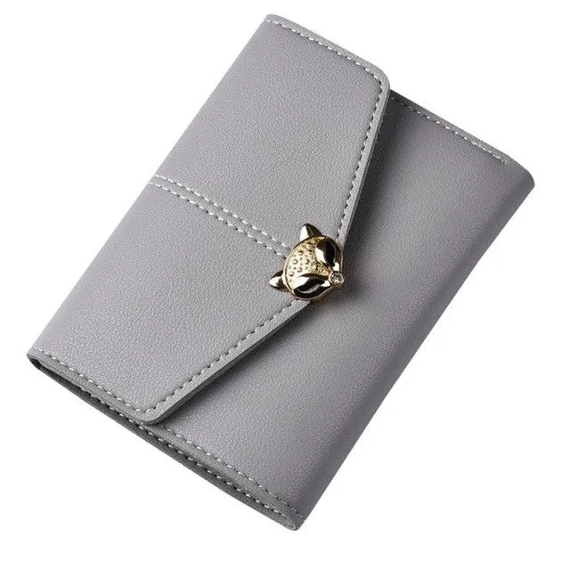 Xiniu Fashion Women small ladies leather wallets Clutch female zipper Purse Lady Short Handbag #6M