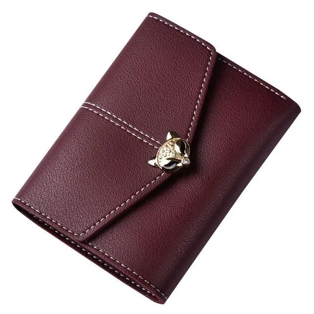 Xiniu Fashion Women small ladies leather wallets Clutch female zipper Purse Lady Short Handbag #6M