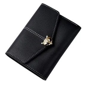 Xiniu Fashion Women small ladies leather wallets Clutch female zipper Purse Lady Short Handbag #6M